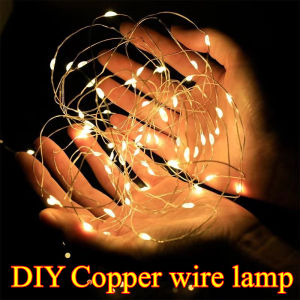 Solar 100 LED string fairy light party outdoor Christmas