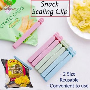 📎5x Klip Penutup Makanan & Snek Kekal Segar | Storage Freshness Preservation Reusable Kitchen Snack & Food Sealing Clip x5pcs