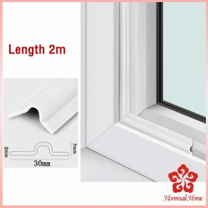 โฟมเทป แถบปิดผนึกหน้าต่าง ยาว 2 เมตร กันลม กันฝุ่น กันเสียง Window seal strip