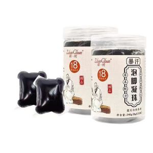 Herbal 18 Flavor Concentrated Foot Bath Liquid Mu Shi Pure 8g Instant Foot Soaking Bag Sweating Foot Soaking Gel Beads