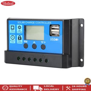 [Vodool Tool] Solar Panel Battery Intelligent Regulator with Adjustable LCD Display for Home