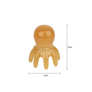 Nurm Resin Octopus Massage Comb Portable 8-Prong Head SPA Massage Comb