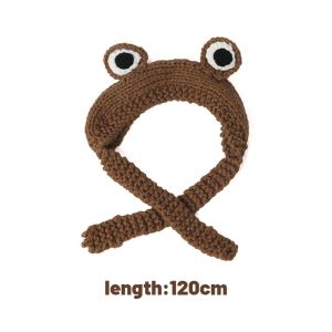 Winter Hat for Kid Cute Frog Hat Beanies Knitted Winter Hat Skullies Knitted Hat Cap Costume Accessory Gifts Warm Winter Bonnet
