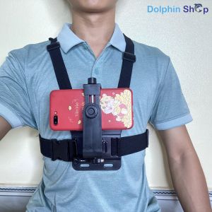 Dây Đeo Điện Thoại Trước Ngực Làm Camera Hành Trình Gắn Cả GoPro
