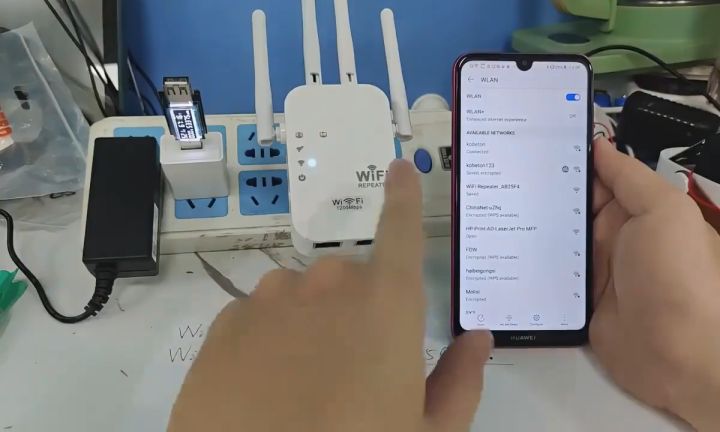 Penguat Router 1200Mbps dual-band 5G, penguat sinyal WiFi penguat router, repeater ...