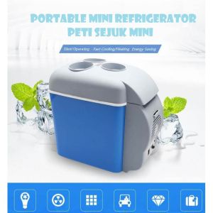 ❄7.5L Portable Car Refrigerator 12V i Sejuk Mudah Alih Besar Kereta Outdoor Berkhemah Travel