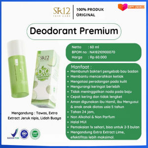 Deodorant Spray PREMIUM SR12 Ampuh Mengatasi Bau Badan Mengontrol Keringat Berlebih