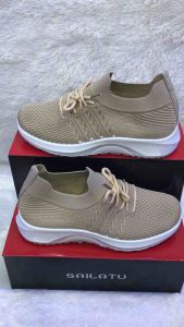 Sepatu slip on sneakers rajut import SAILATU sz 36-40