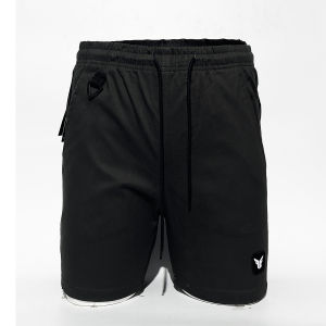 #8604 Mens Plain Summer Shorts Garterized High Quality Sports Sweat Clothing Stretchable Waist