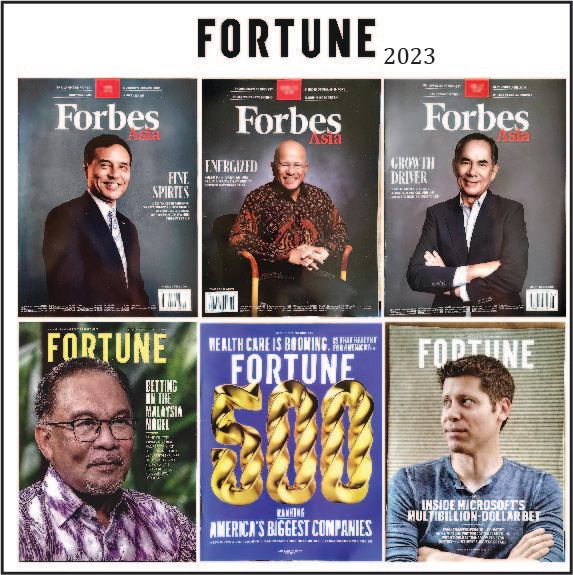 (DISPLAYED SPECIAL Single issues sales) FORBES ASIA & FORTUNE Magazine ...