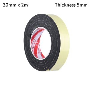 YESMILE 1pcs Kitchen Home Improvement Window Door Sound insulation Weather Stripping Rubber Strip Tape Single Sided Adhesive Seal Strip Foam Sponge