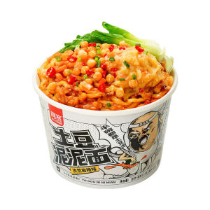 阿宽-土豆泥泥面-孜然麻辣味/坛坛酸菜味 HI AKUAN-Potato Noodle-Cumin Spicy Flavor/Pickled Cabbage Flavor