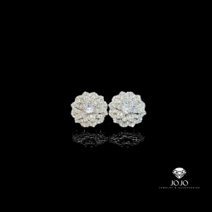 B1678 bông tai nữ đính đá CZ cao cấp sáng lấp lánh JOJO
