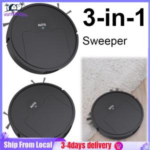 Robotic Vacuum with 1000Pa Suction and Auto Cleaning Function USB Rechargeable Smart Robot for House Cleaning