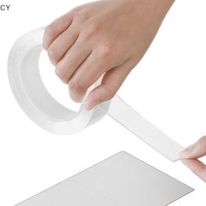 GY🌠🌠🌠 1 2 3 5M Nano Tape Double Sided Tape Transparent Reusable Waterproof Adhesive Tapes Cleanable Kitchen Bathroom Supplies Tapes