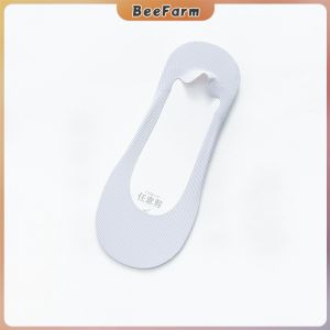 B.F. Ice silk womens socks any cut boat socks thin ice silk non-slip silicone socks seamless invisible socks