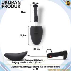 Shoe Tree Holder | Adjustable Saddle Shoes | Penyangga Sepatu Catokan Sepatu-BOS