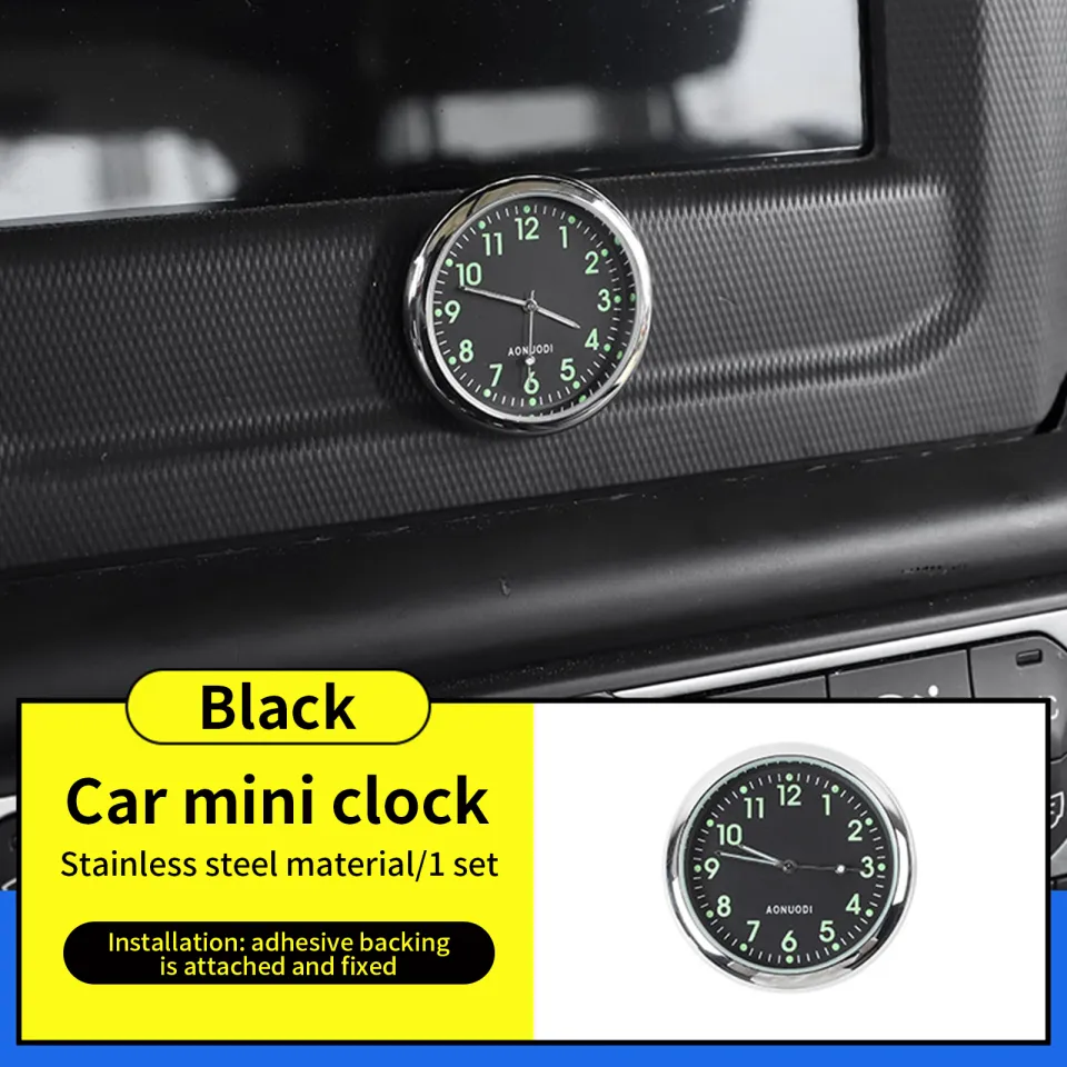 Car Clock Luminous Automobiles Internal Stick-On Digital Watch