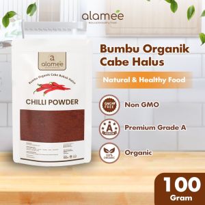 ALAMEE Bumbu Cabe Cabai Bubuk Kering Halus Pedas Chilli Seasoning Powder Cabai Rempah Dapur 100g