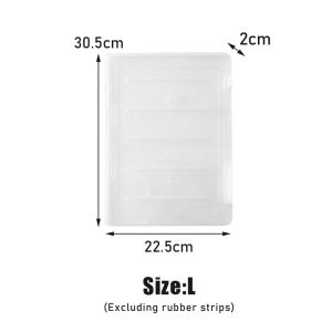 Kotak Tempat Penyimpanan Kuku Palsu Fake Nail Display Case Organizer Box Transparan Plastik Anti Air Anti Debu