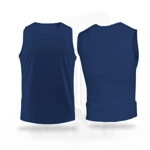 NJSTORE Baselayer Kaos Singlet Pria Wanita Manset Tanpa Lengan Olahraga Gym Sepeda Lari