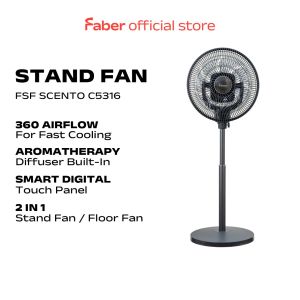 Faber Circulation Stand Fan FSF SCENTO C5316 3D-Oscillation Kipas Berdiri