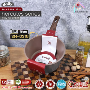 CYPRUZ Panci susu sauce pan 16cm hercules series anti lengket / penggorengan serbaguna SN-0316
