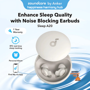 Sleep Better Tonight — Not “Someday” Soundcore A20 Sleep Earbuds | Ultra-Comfort Noise Masking for Deep Sleep