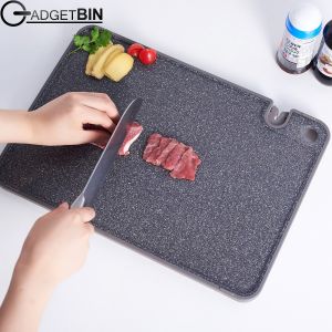 Kinglxs Large Size cutting board chopping board with BPA FREE double-sided multipurpose usage