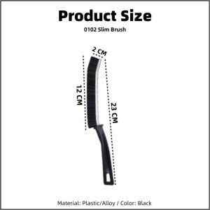 Tile Gap Brush Long Handle Car Household Tile Scrubber Stiff Bristles Crevices Cleaner