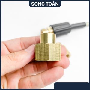 Măng Sông Nối Ren 22 Máy Rửa Xe Đầu Nối Hai Ren Trong Ren 22 21 17 14 13mm