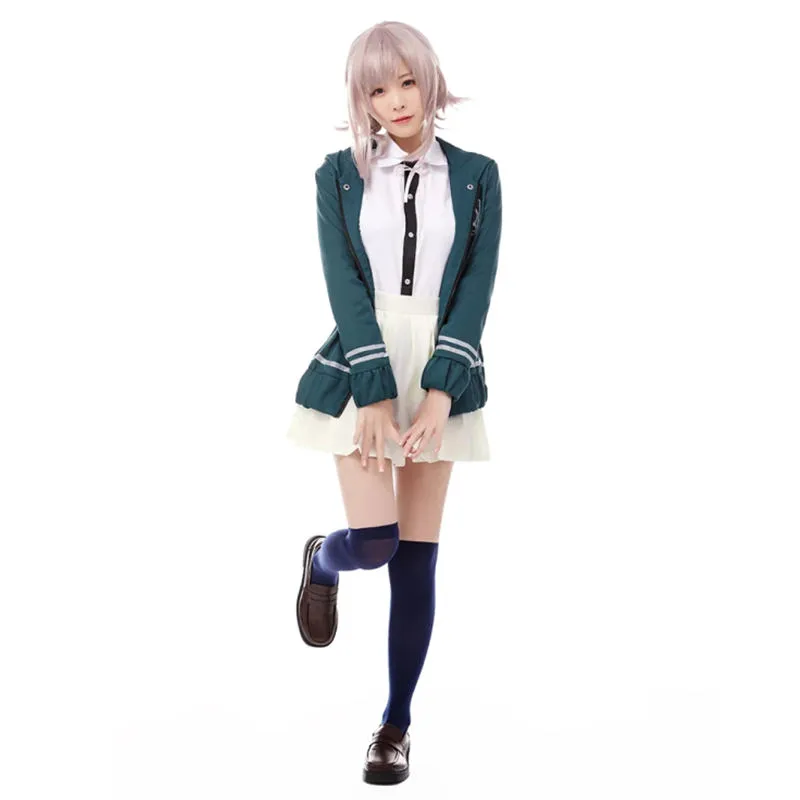 Anime Danganronpa Chiaki Nanami Cosplay Costume Wig High School