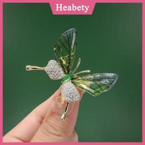 Heabety Chống cháy nổ bướm Trâm côn trùng Corsage phụ kiện của phụ nữ Acrylic trong suốt cánh cao cấp quần áo Pin