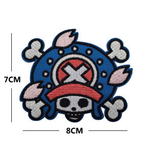 Japanese Anime Badge Anime Peripl Badge Luffy Embroidered Cloth Stickers Adhesive Velcro Clothing Accessories