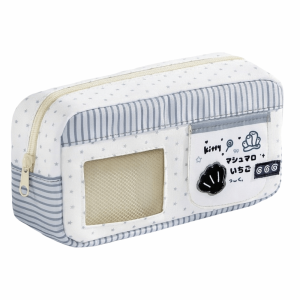 C6471 với cửa sổ ảnh rõ nét Hộp đựng bút chì Màu Pastel ngọt ngào Dung lượng lớn Túi đựng bút chì Di động Túi đựng bút Quà tặng
