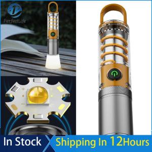 2000mAh โคมไฟตั้งแคมป์ 30W P50 ไฟ LED ไฟฉาย IP55 กันน้ํา ไฟแคมป์ปิ้ง ซูมได้ ชาร์จแบตเตอรี่ ใช้งานได้นาน สําหรับตั้งแคมป์กลางแจ้ง