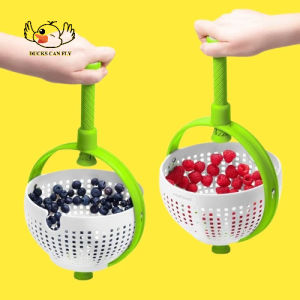 Rổ Quay Rau Ráo Nước Ducks Can Fly Nhựa Cao Cấp Dụng Cụ Hỗ Trợ Vắt Rau Vẩy Rau Sống Hoa Quả Rau Củ