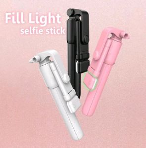 Selfie Stick Tongsis Bluetooth Tripod 3 In 1 R1 Macaron Dan R1-S LED Macaron / Tongsis Wireless / Tripod Bluetooth Remote Control