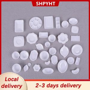 [COD] SHPYHT Local delivery Ship within 24 hours 33pcs Mini Dollhouse Miniature Kitchen utensils dish plate tableware Toys