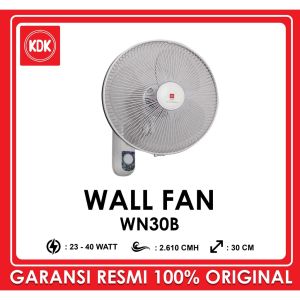 KDK Kipas Angin Dinding - 12 inch - WN30B - FREE ONGKIR Jabodetabek