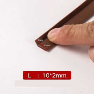 Door And Window Sound Insulating Strips Self-Adhesive Tape 3M Gap Dividers Silicone Rubber Sealing