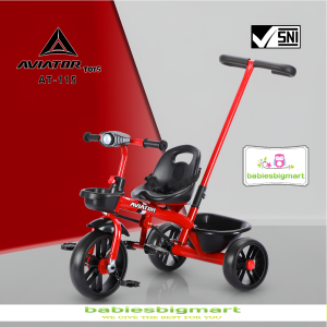 Sepeda Anak Roda 3 Tiga Tricycle Aviator AT 115 Dorongan