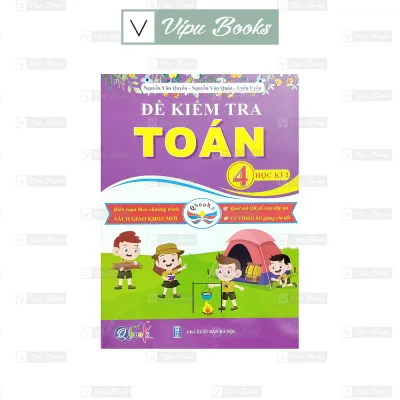 Sách - Trọn Bộ 2 Cuốn Đề Kiểm Tra Toán Lớp 4 - Bộ Cánh Diều