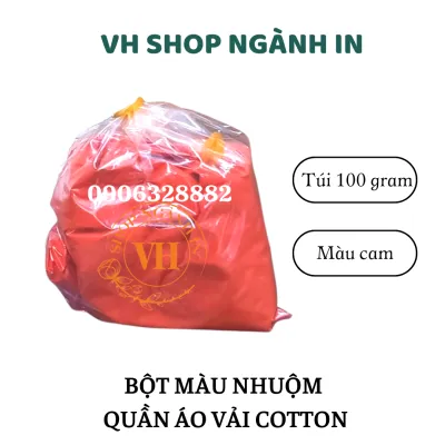 100 gram bột nhuộm áo thun 100% cotton