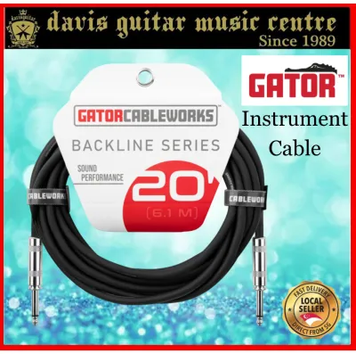 Gator Instrument Guitar Cable 20ft