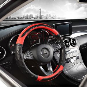 Bọc vô lăng da phối cacbon cao cấp - bọc xe con - bọc xe 4-16 chỗ
