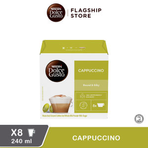 NESCAFÉ® Dolce Gusto® Cappuccino Coffee Capsules Box of 8+8 8 Servings [Packaging may vary]