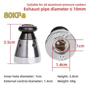 80Kpa Universal pressure limiting valve 10mm Pressure Cooker Accessories Exhaust Safety Valve