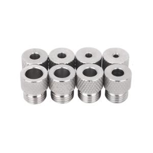 Industrial Stainless Steel Drill Bushings Set 8Pcs With Rolled Grip Surfaces 3-10mm Inner Diameters For Secure Fastening
