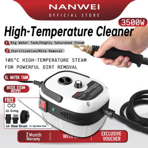 NANWEI 3500W multifunctional high pressure steam cleaner 220v household steam cleaner 10 seconds steam spraying 3bar high pressure steam hand-held air conditioner kitchen hood car toy steam cleaner household cleaning artifact etc